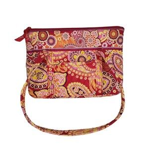 VERA BRADLEY Purse Handbag Retired Pattern Raspberry Fizz Spring 2008